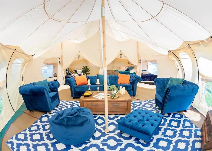 Stargazer Glamping Uk The Mahal 8 People