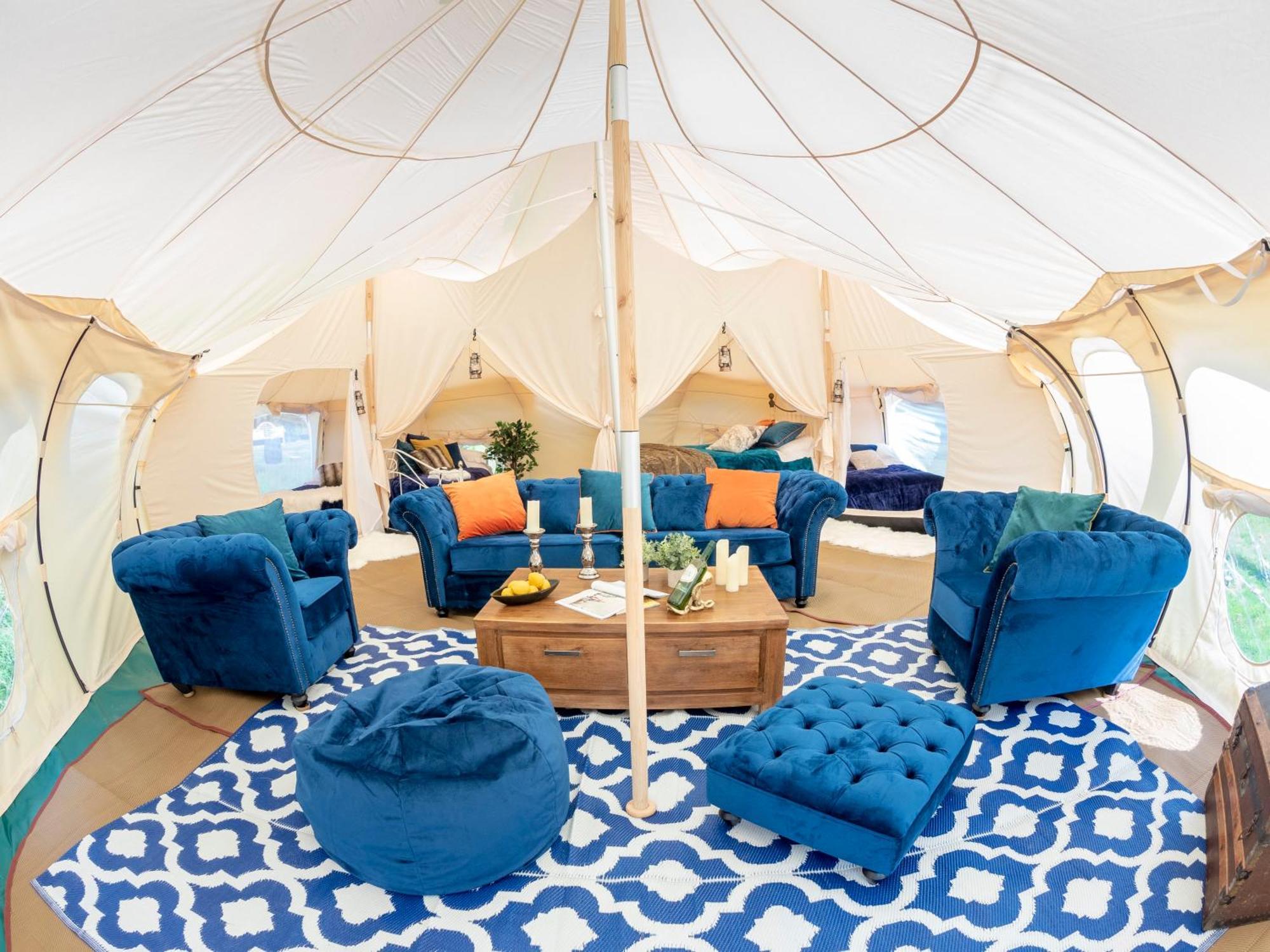 Stargazer Glamping Uk The Mahal 8 People *